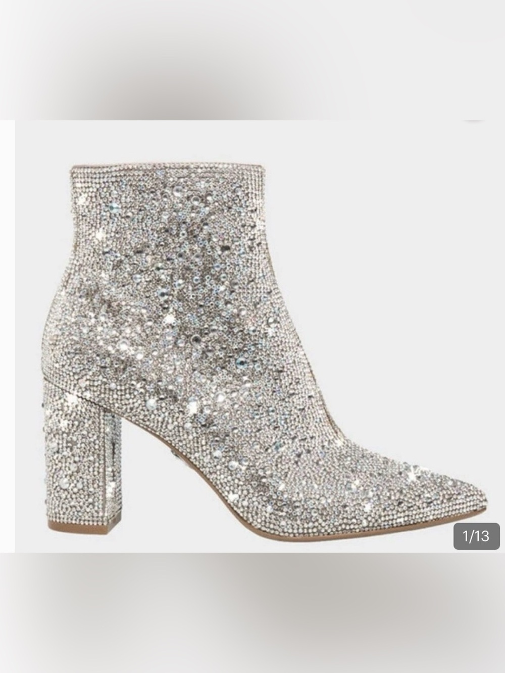 Betsy Johnson Cady Rhinestone Ankle Booties